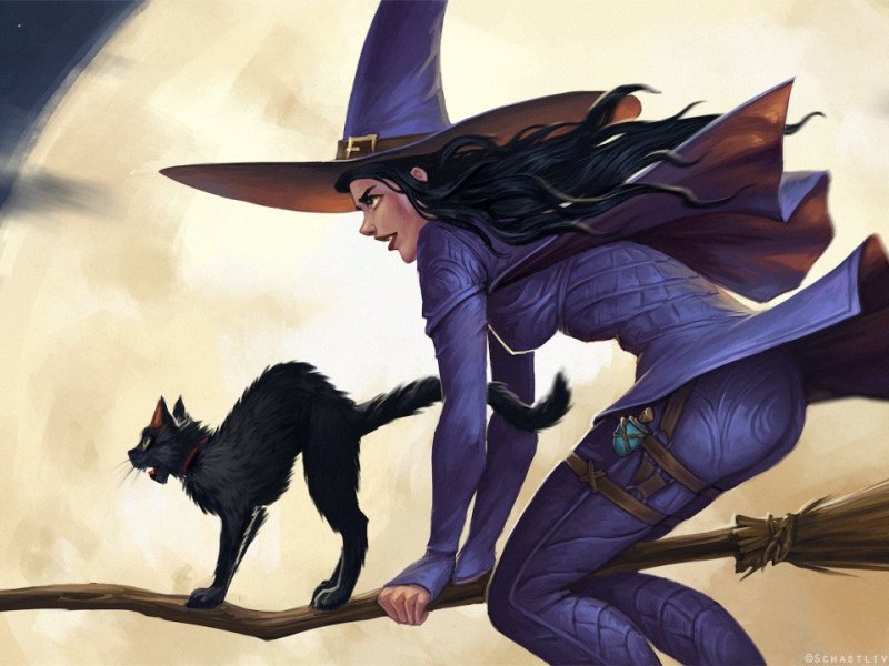 Why do witches ride brooms to&nbsp;fly?